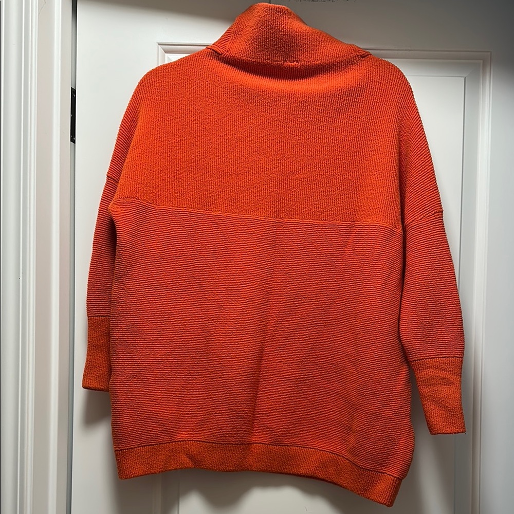 Free People Audacious Long Sleeve Ottoman Slouchy Ribbed Tunic Sweater Sz XS - Picture 6 of 6